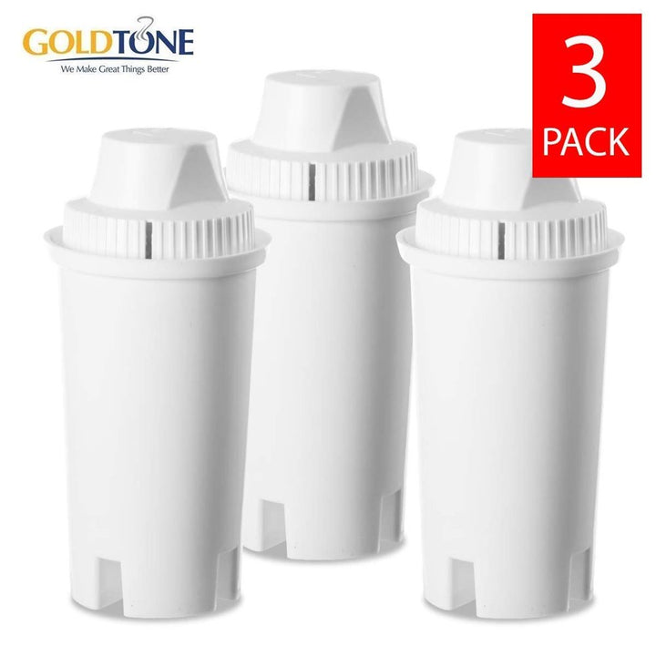 (3)  Replacement Charcoal Water Pitcher Filter for All Brita and Mavea Classic Filters, Replaces Standard Models, 3 Pack
