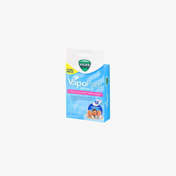 Vicks Vapopad Family Pack, for Use in Vicks Vaporizers and Humidifiers12 Pack , VSP19-FP