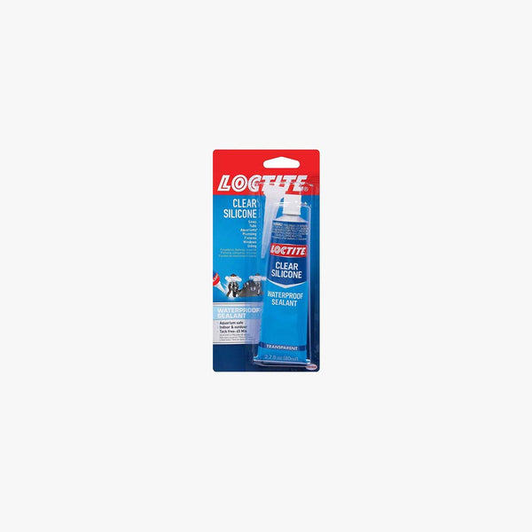 908570 2.7 Oz Tub Clear Silicone Waterproof Sealant, Single Tube