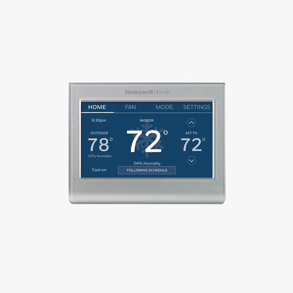 RTH9585WF Wi-Fi Smart Color Thermostat, 7 Day Programmable, Touch Screen, Energy Star, Alexa Ready, C-Wire Required, Not Compatible with Line Volt Heating
