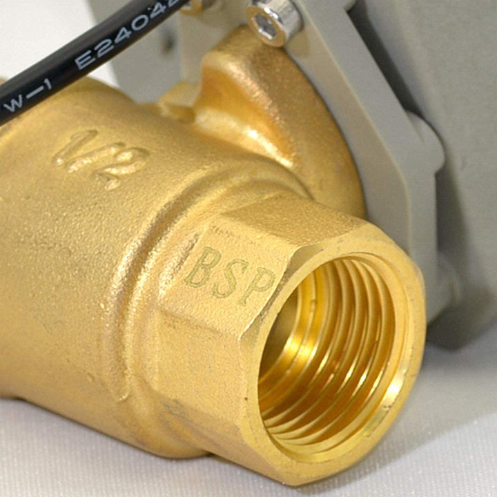 Two-Wires Control Normally Closed Two Way Brass 3/4" AC110-230V Motorized Ball Valve with Position Indicator