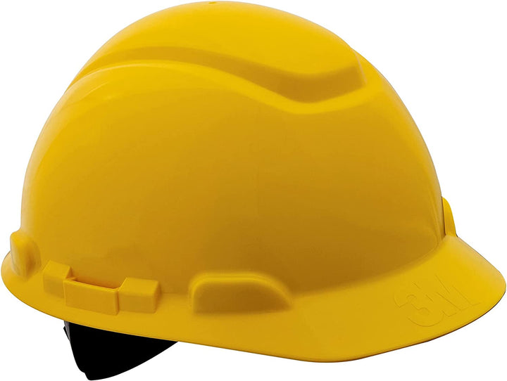 Non-Vented Hard Hat with Ratchet Adjustment, Yellow