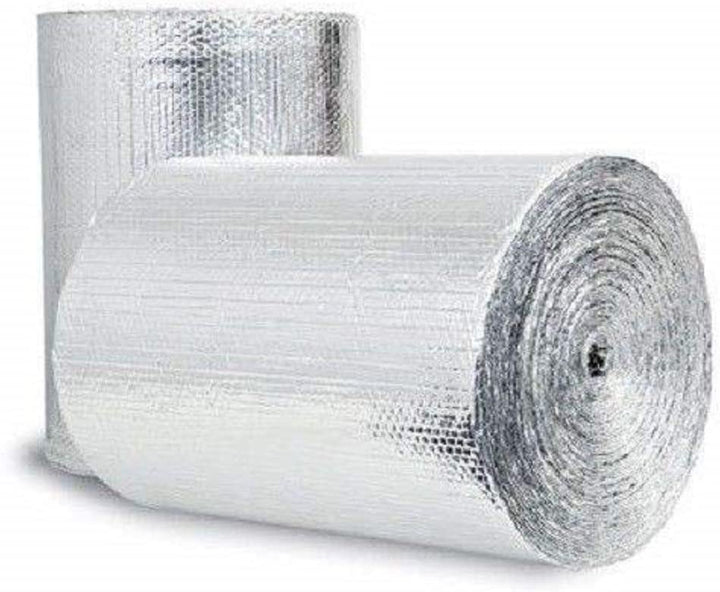 Double Bubble Reflective Foil Insulation: (4 X 25 Ft Roll) Industrial Strength, Commercial Grade, No Tear, Radiant Barrier Wrap for Weatherproofing Attics, Windows, Garages, Rv'S, Ducts & More! ? (1)