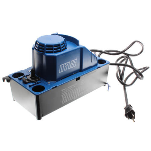 125 GPH Condensate Removal Pump w/ Safety Switch, 6  Cord (115V)