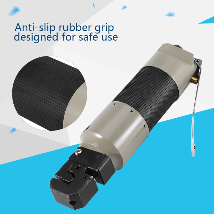 Pneumatic Punch Flange Tool, Anti-Slip Rubber Grip Air Punch Tool, for Automotive Body Repair Machinery Plastic Sheet Metal