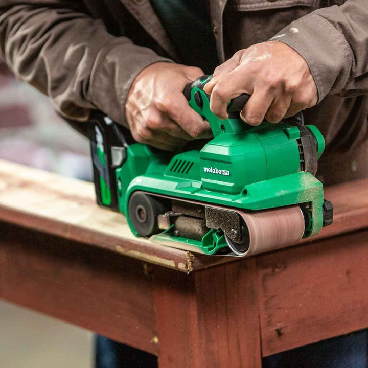 Metabo HPT 36V Multivolt™ Cordless Belt Sander | Tool Only - No Battery | 3-Inch X 21-Inch Belt Size | Variable Speed - 6 Settings | Optional AC Adapter | SB3608DAQ4