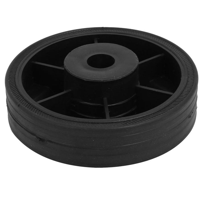 Unique Bargains 115Mm Dia Plastic Replacement Parts Wheel Black for Air Compressor