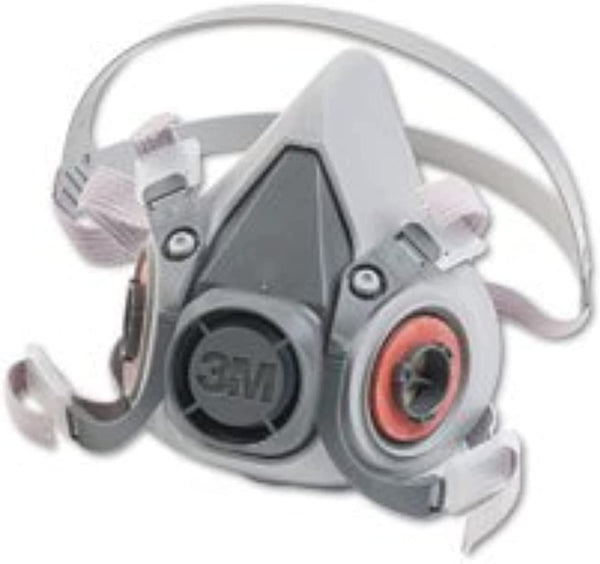3M 6200 Half Facepiece Resusable Respirator, Medium, Gray