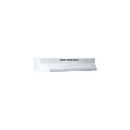 30" 41000 Series 2 Speed White Non-Ducted Range Hood