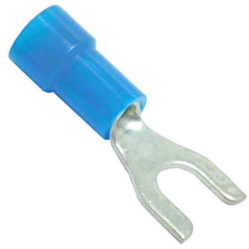 #8 Stud Insulated Spade Terminals - 16-14 AWG (Blister Pack of 50)