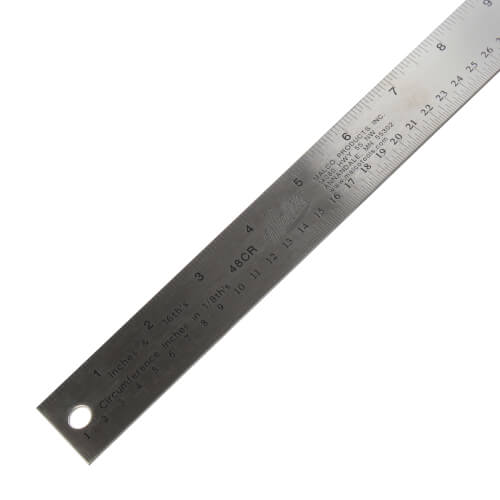 Tinner s Circumference Ruler (0.062 Thickness)