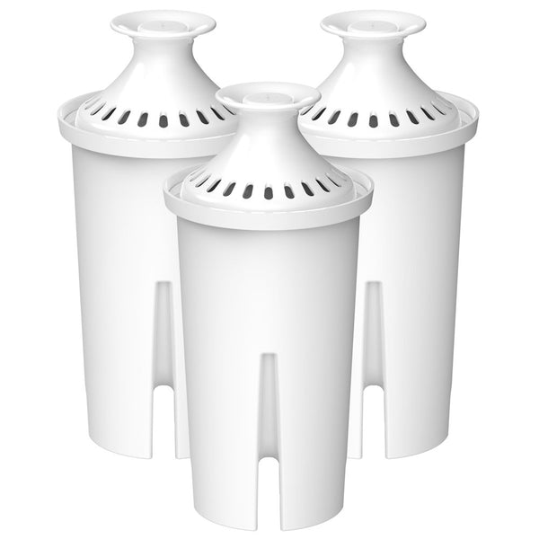 3 Pack  TÜV SÜD Certified Pitcher Water Filter, Replacement for Brita Pitchers & Dispensers, Compatible with Brita Classic OB03, Mavea 107007, 35557