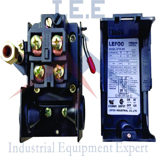 Air Compressor Pressure Switch Control Valve 140-175PSI W/Unloader 4 Ports
