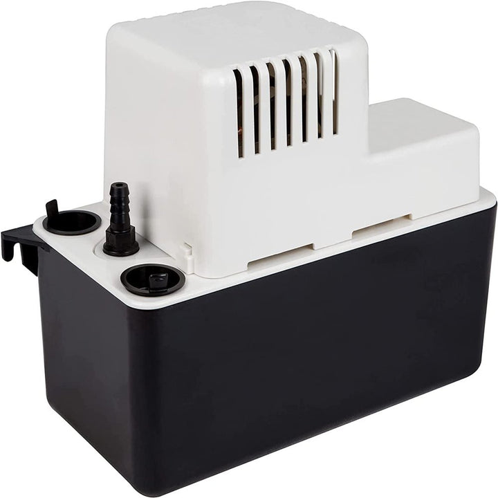 VCMA-20ULS 115 Volt, 80 GPH, 1/30 HP Automatic Condensate Removal Pump with Safety Switch, White/Black, 554425