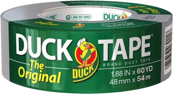 The Original Duck Brand 394475 Duct Tape, 1-Pack 1.88 Inch X 60 Yard Silver