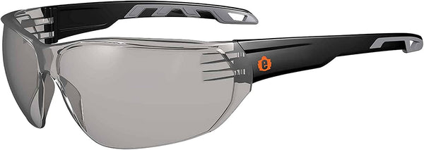 Skullerz VALI Frameless Safety Glasses, Lightweight, anti Fog Smoke Lens