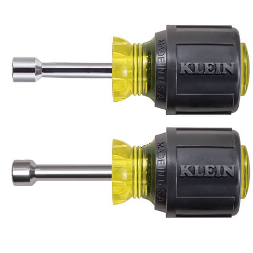 1-1/2" Magnetic Stubby Nut Driver, Set of 2 (1/4" & 5/16")