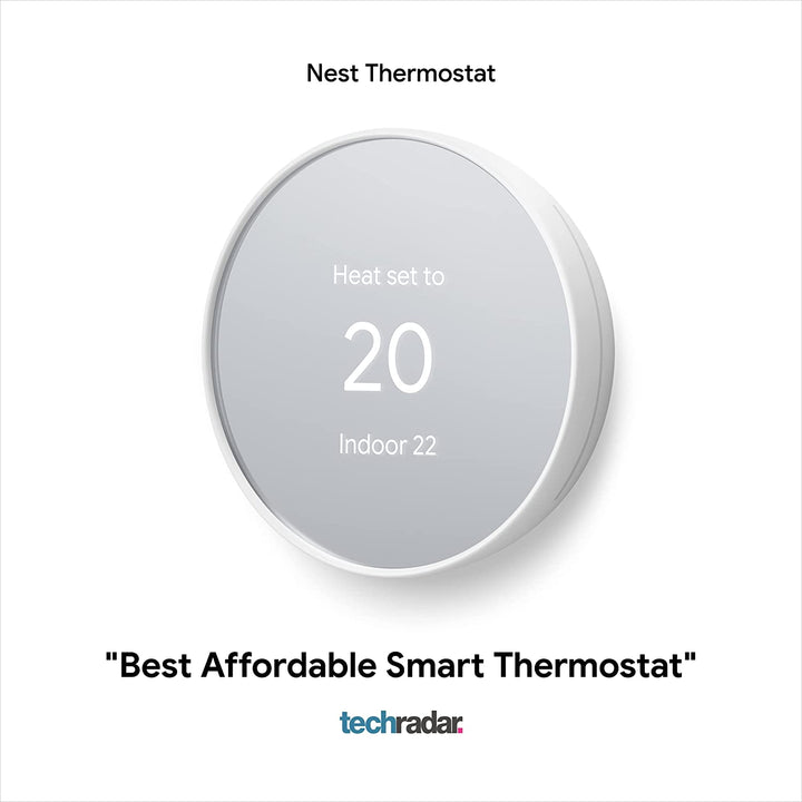 Nest Thermostat - Smart Thermostat for Home - Programmable Wifi Thermostat - Snow