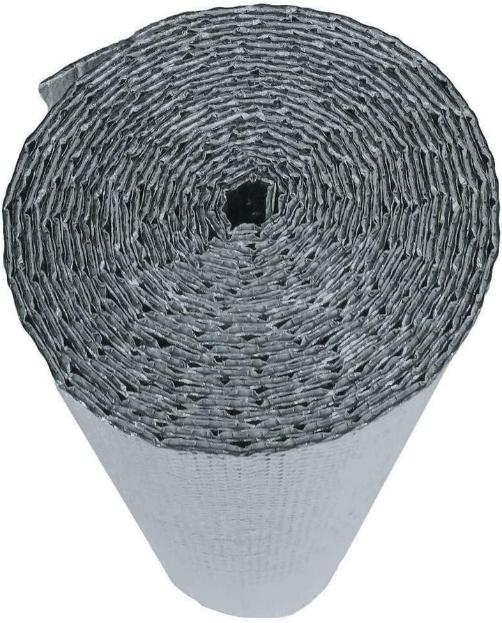 Continuous Double Foil Insulation Reflective Bubble Roll - 36'' (36'' X 10FT) R8, Silver