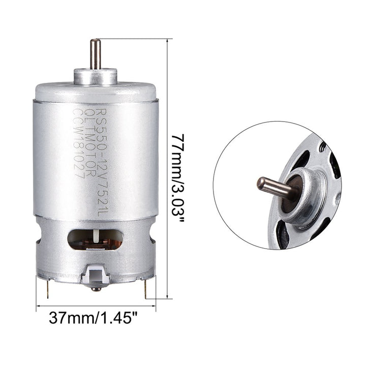 12V 21000RPM DC Motor for DIY Electric, Electronic Projects, Drills, Robots