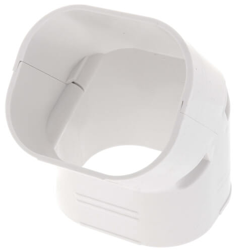 2.75" 45° Slimduct Vertical Elbow (White)