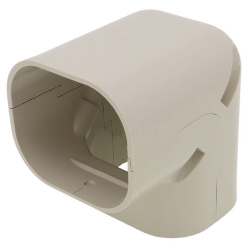 2.75" 90° Slimduct Vertical Elbow (Ivory)