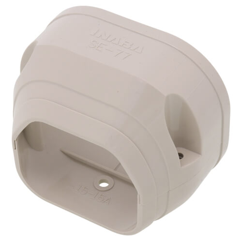 2.75" Slimduct End Fitting (Ivory)