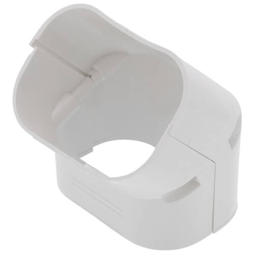 3.75" 45° Slimduct Vertical Elbow (White)