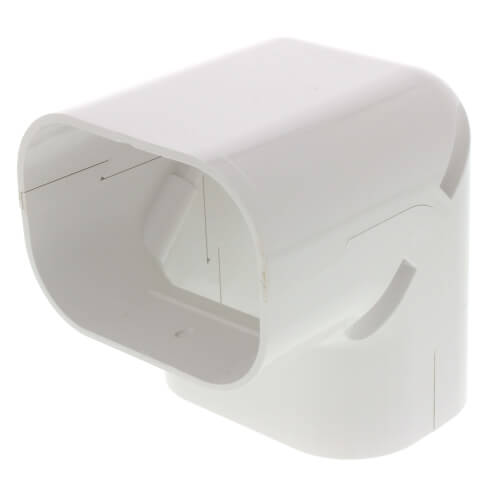 3.75" 90° Slimduct Vertical Elbow (White)