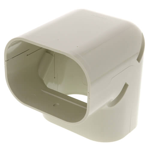 3.75" 90° Slimduct Vertical Elbow (Ivory)