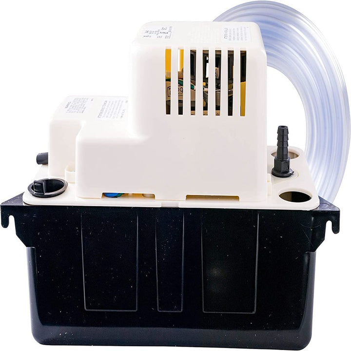 VCMA-20ULST 115 Volt, 80 GPH, 1/30 HP Automatic Condensate Removal Pump with Safety Switch and Tubing, White/Black, 554435