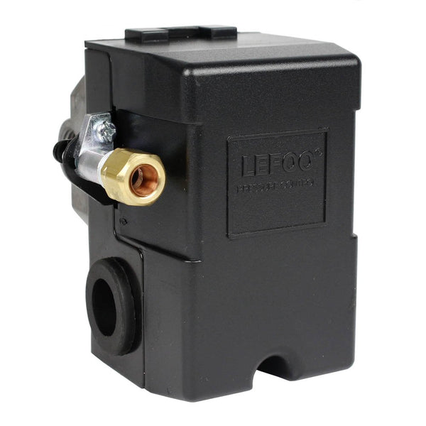 69MB7LY2C 95/125 PSI 4-Port Air Compressor Switch W/ Unloader Valve & Auto/Off (Furnas Type)