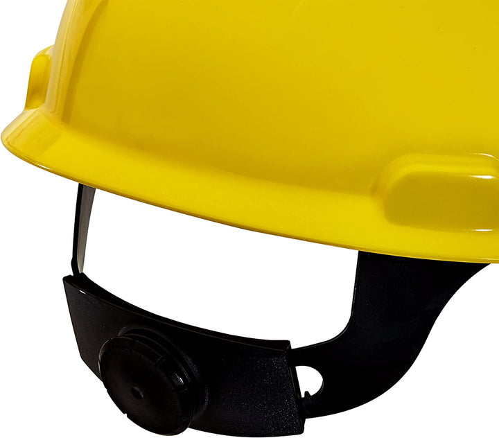 Non-Vented Hard Hat with Ratchet Adjustment, Yellow