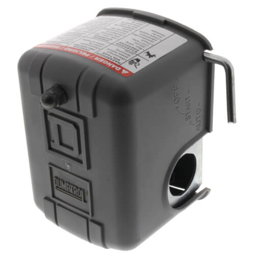 Water Pump Pressure Switch, 20/40 PSI, DPST w/ Manual Switch & Low Pressure Cut-Off