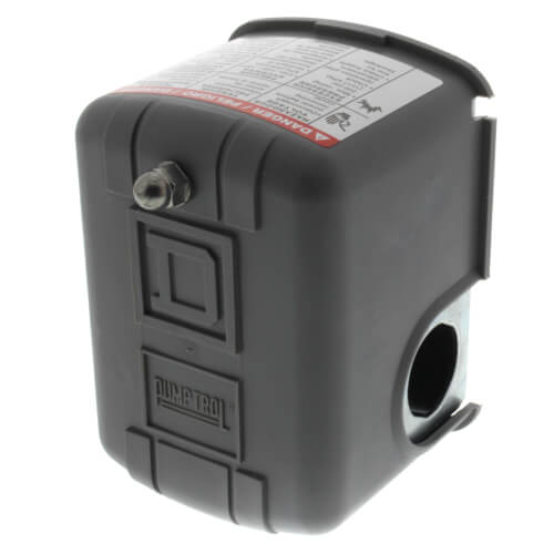 Water Pump Pressure Switch, 30/50  PSI, DPST w/ Pulsation Plug