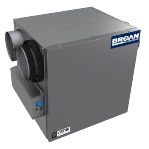 110 CFM AI Series Heat Recovery Ventilator w/ Side Ports (68% Efficiency)