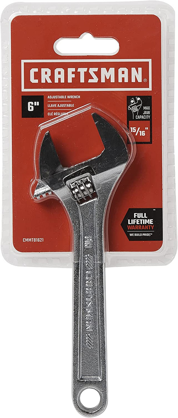 Adjustable Wrench, 6-Inch (CMMT81621)