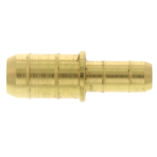 1/2" Barbed x 1/2" Barbed Plastic Tubing Coupling (brass)