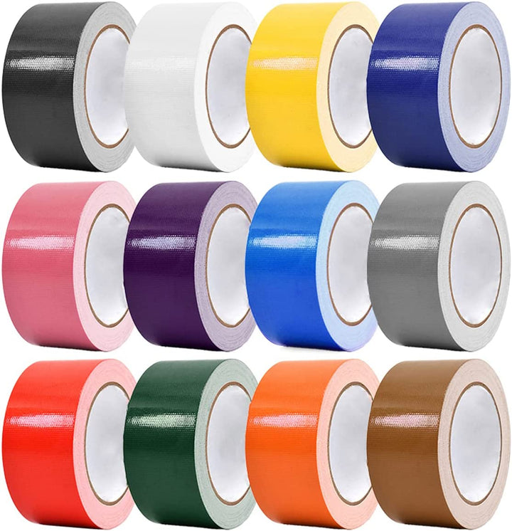 Duct Tape Heavy Duty 1.77" X 32.8Ft Tear by Hand - Waterproof Strong Adhesive Sealing Tape Cloth Tape for Repairs Crafts