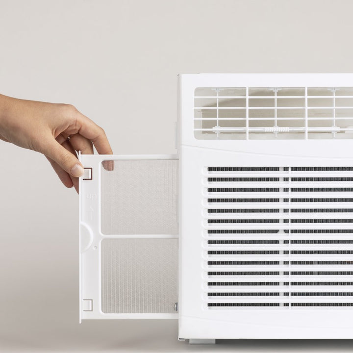 GE® 5,000 BTU 115-Volt Mechanical Window Air Conditioner for Bedroom, White, AHT05LZ