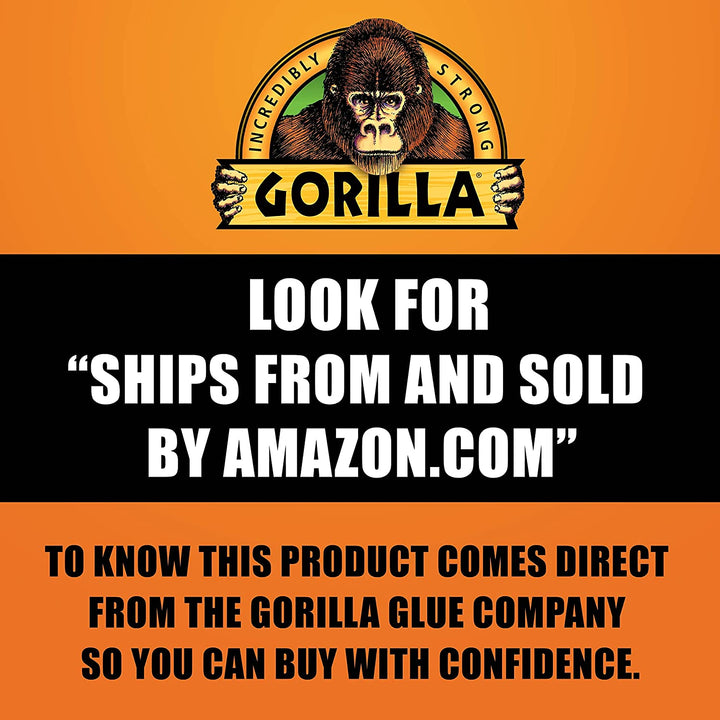 Gorilla Waterproof Caulk & Seal 100% Silicone Sealant, 10Oz Cartridge, Clear (Pack of 1)