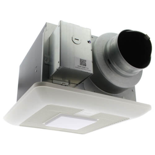 WhisperGreen Select Ceiling Ventilation Fan + LED Light (50-80-110 CFM)