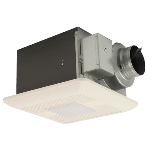 WhisperCeiling DC 50/80/110 CFM Ceiling Ventilation Fan w/ LED Light