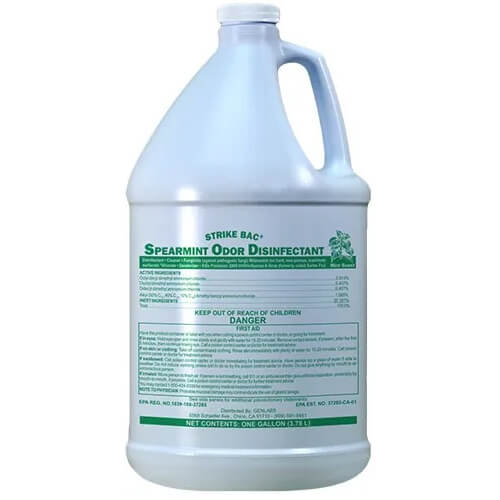 Strike Bac Disinfectant Cleaner w/ Spearmint Scent (1 Gallon)