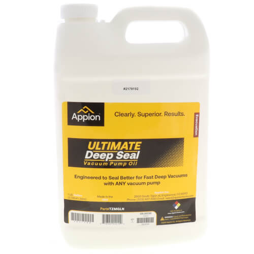 Ultimate Deep Seal Vacuum Pump Oil - 1 Gal.